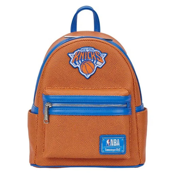 NBA New York Knicks Basketball Logo Mini Backpack Unisex Loungefly Backpacks