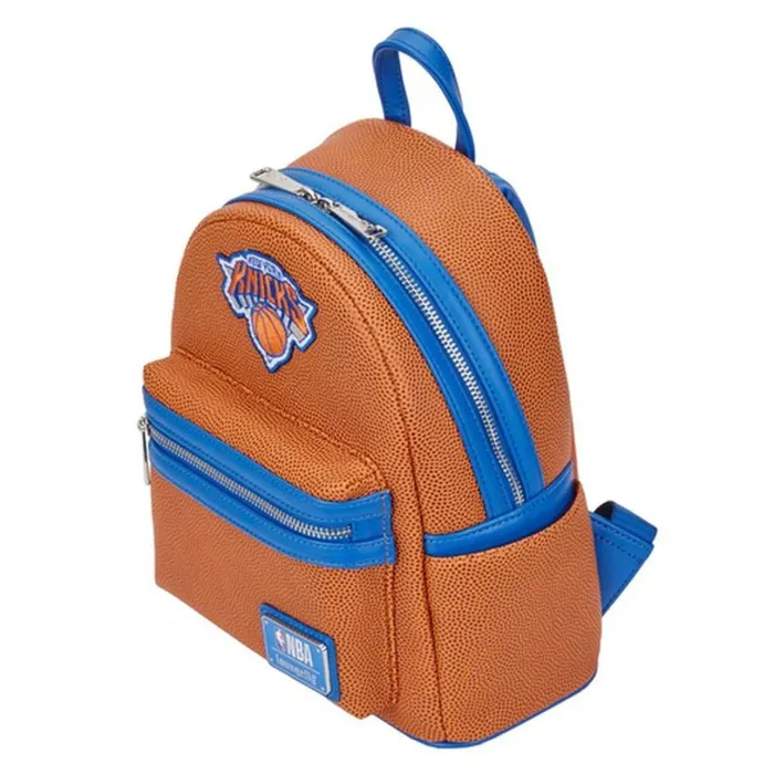 NBA New York Knicks Basketball Logo Mini Backpack Unisex Loungefly Backpacks