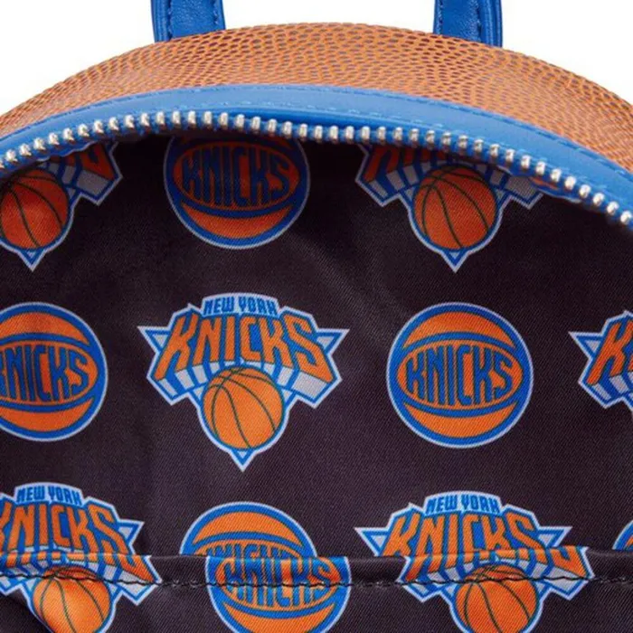 NBA New York Knicks Basketball Logo Mini Backpack Unisex Loungefly Backpacks