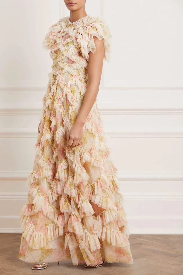 Needle and Thread Genevieve Rose Gown Multi Women Printed Dresses