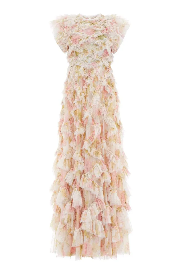 Needle and Thread Genevieve Rose Gown Multi Women Printed Dresses