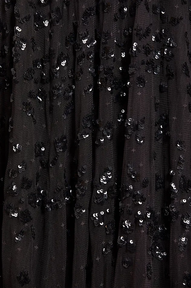 Needle and Thread Margot Ankle Gown Black Women Embellished Dresses