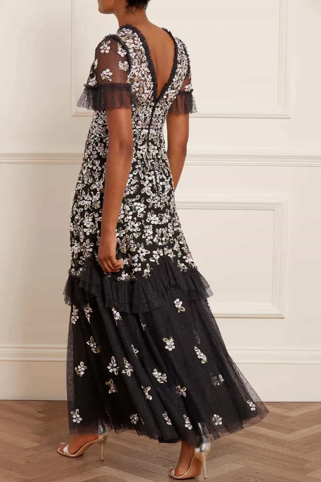 Needle and Thread Raina Gown Black Women Embellished Dresses