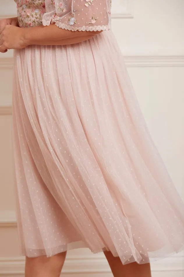Needle and Thread Ribbon Bouquet Bodice Midaxi Dress Pink Women Exclusives