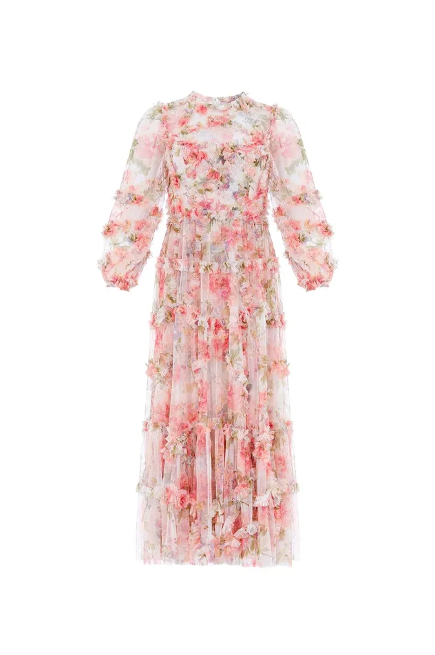 Needle and Thread Summer Song Diamond Ruffle Ballerina Dress Multi Women Day Dresses
