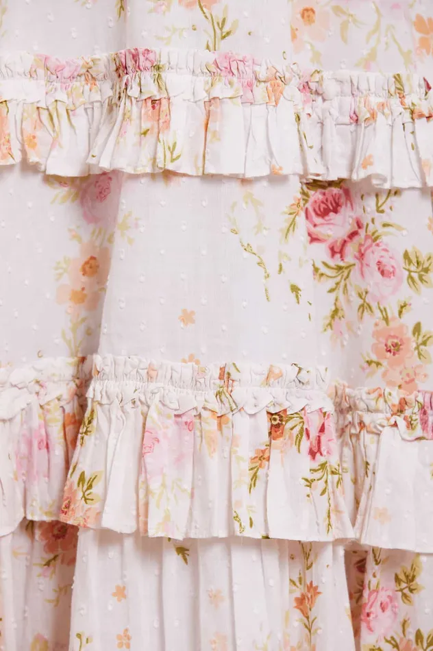 Needle and Thread Trailing Blooms Cotton Backless Micro Mini Dress Multi Women Day Dresses Needle and Thread Trailing Blooms Cotton Backless Micro Mini Dress Multi Women Day Dresses