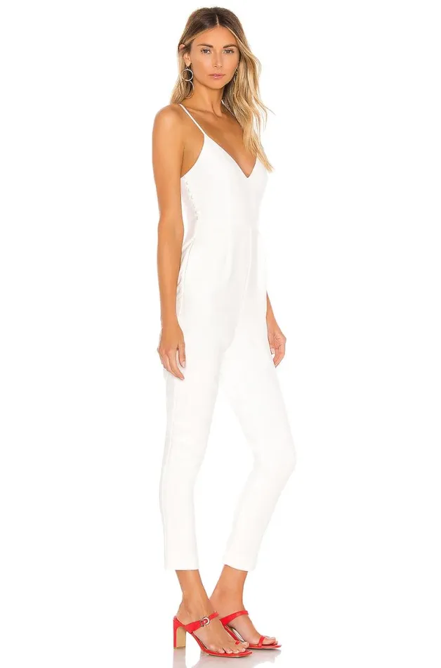 Norrie Jumpsuit White Women Lovers and Friends Jumpsuits