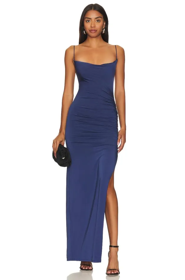 Odessa Gown Navy Women Lovers and Friends Dresses