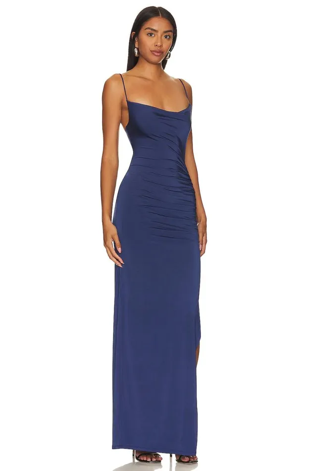 Odessa Gown Navy Women Lovers and Friends Dresses