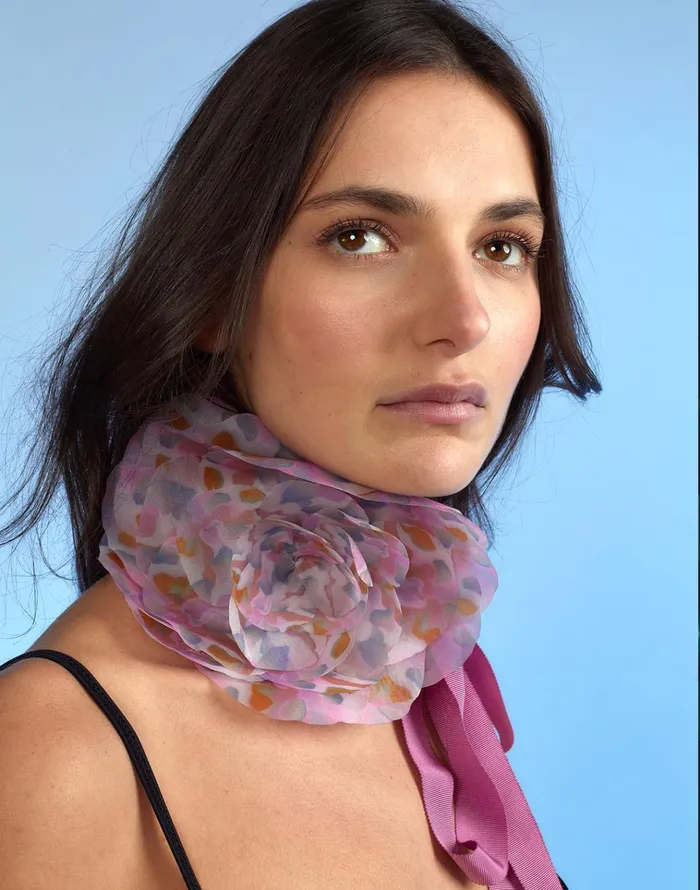 Organza Flower Ties 8211 Multi Women Cynthia Rowley Accessories