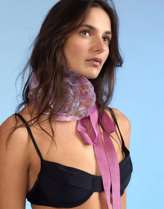 Organza Flower Ties 8211 Multi Women Cynthia Rowley Accessories