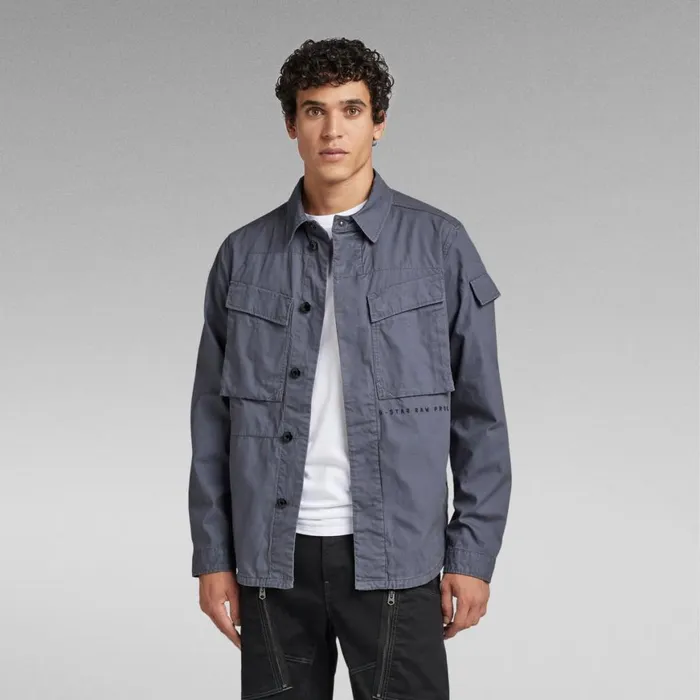 Overshirts Men GStar RAW Mysterious Overshirt Fantem Blue