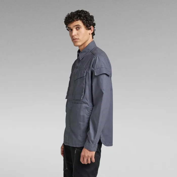 Overshirts Men GStar RAW Mysterious Overshirt Fantem Blue