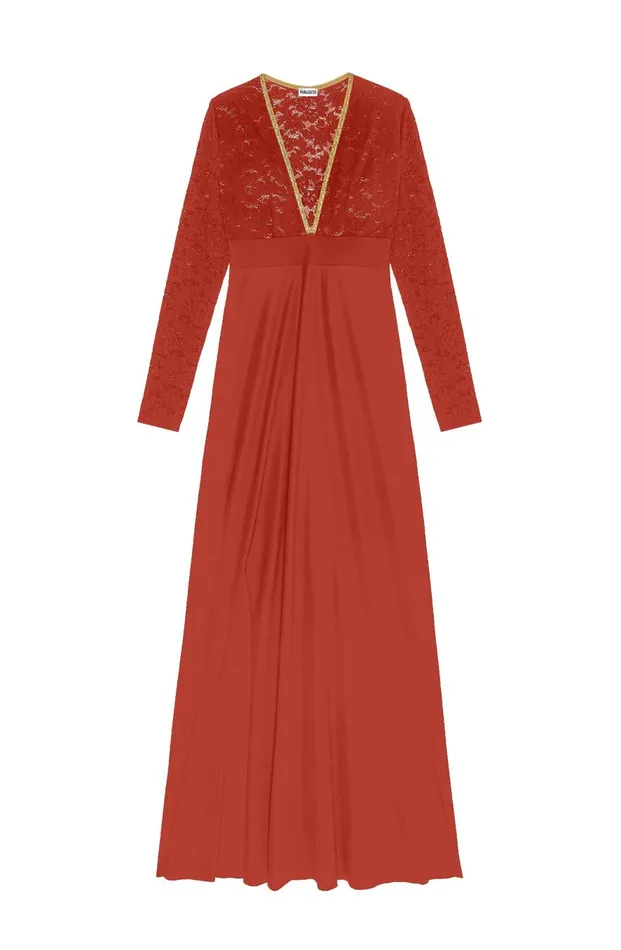 Pain De Sucre Dresses Women Rivia Brick Red Brick