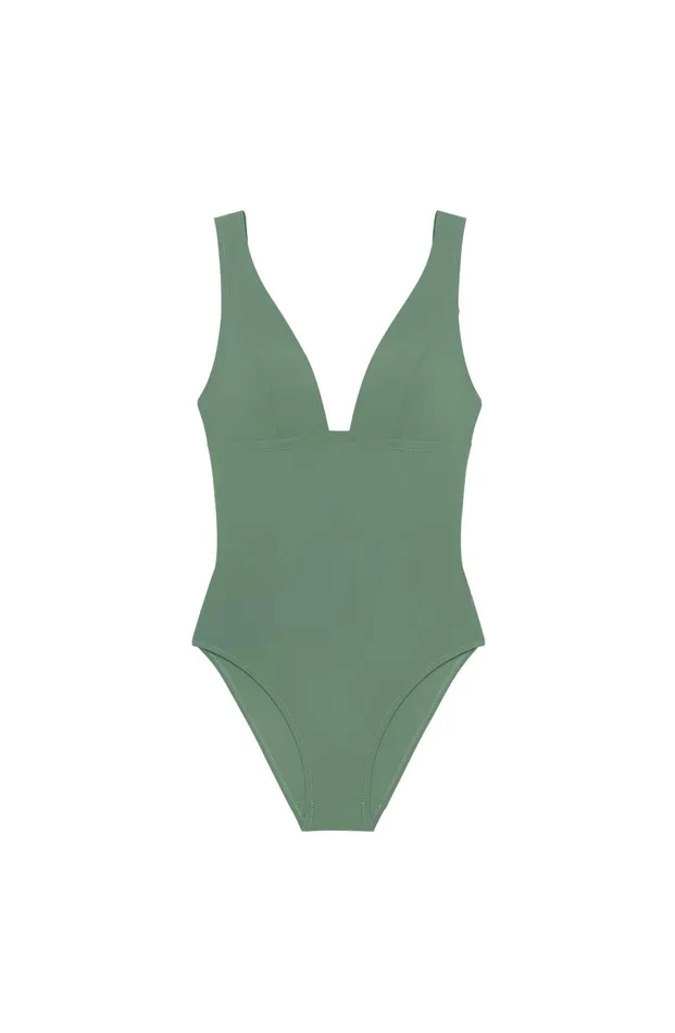 Pain De Sucre Onepiece Swimsuits Women Avany Almond