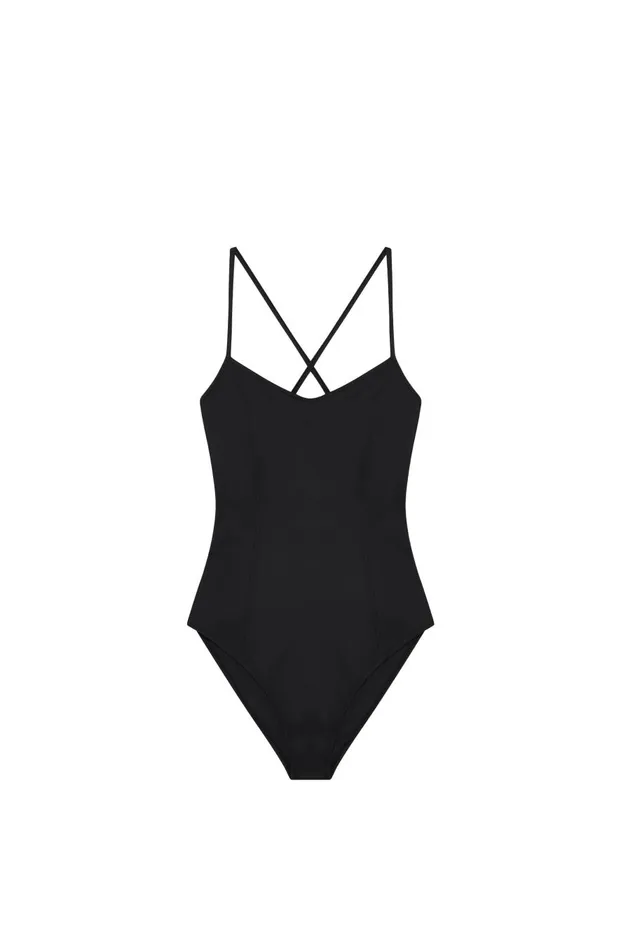 Pain De Sucre Onepiece Swimsuits Women Baha Black