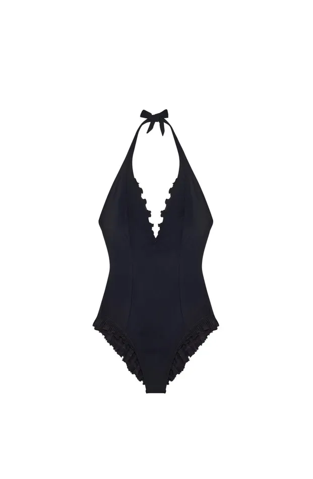 Pain De Sucre Onepiece Swimsuits Women Caylane Black