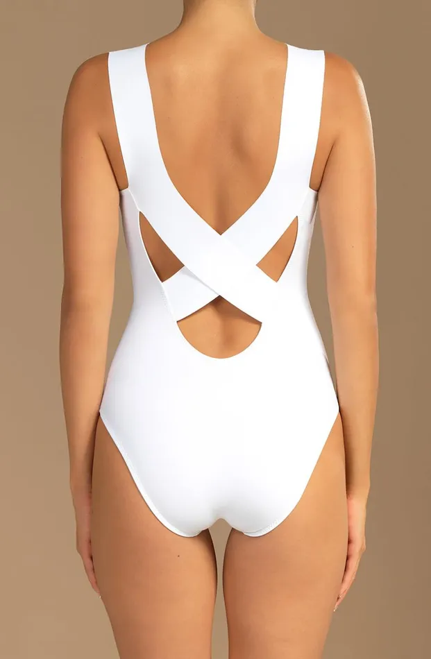 Pain De Sucre Onepiece Swimsuits Women Soya White