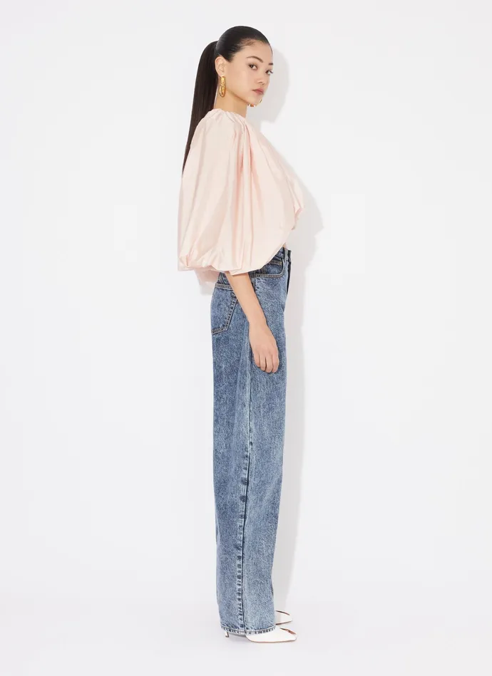 Pale Pink SHORT PUFFED JACKET Women Alaa Tops and Shirts