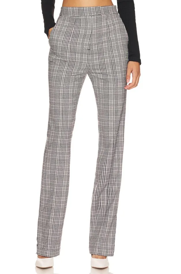 Patton Pant Black White Check Women Lovers and Friends Pants