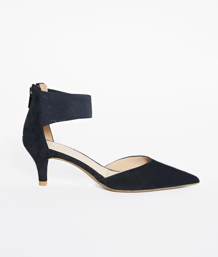 Pelle Moda Cam Low Heel 8211 Midnight Midnight Kid SuedeStretch Mesh Women Low Heels Pelle Moda Cam Low Heel 8211 Midnight Midnight Kid SuedeStretch Mesh Women Low Heels
