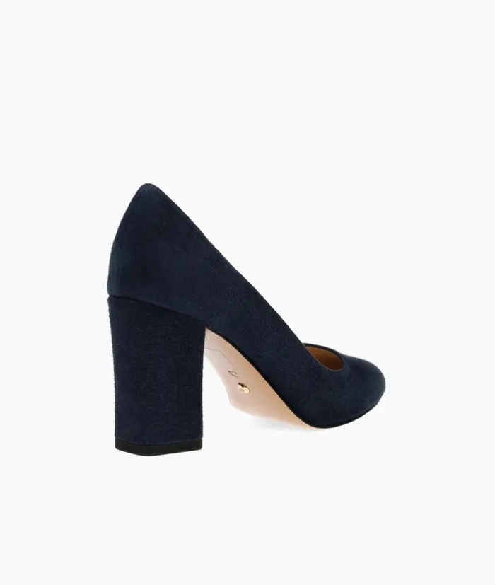 Pelle Moda Ensley Mid Heel 8211 Midnight Midnight Kid Suede Women High Heels Pelle Moda Ensley Mid Heel 8211 Midnight Midnight Kid Suede Women High Heels