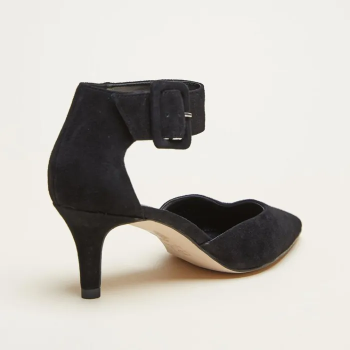Pelle Moda Kenley Low Heel 8211 Black Black Kid Suede Women Low Heels Pelle Moda Kenley Low Heel 8211 Black Black Kid Suede Women Low Heels