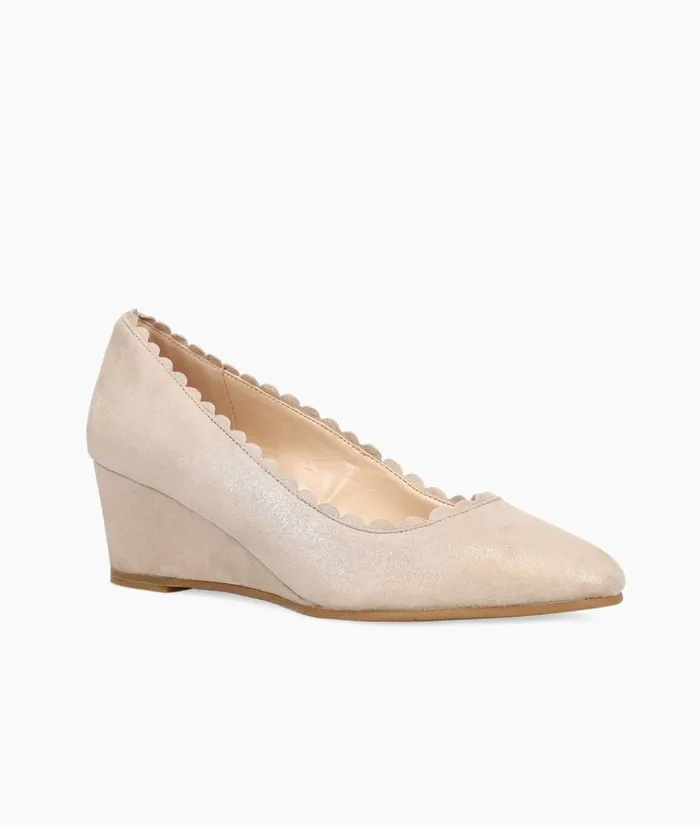 Pelle Moda Kizmet Wedge 8211 Taupe Dark Taupe Shimmer Suede Women Wedges Pelle Moda Kizmet Wedge 8211 Taupe Dark Taupe Shimmer Suede Women Wedges