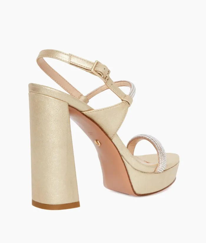 Pelle Moda Olina 2 Platform 8211 Gold Platinum Gold SatinMetallic Suede Women High Heels Pelle Moda Olina 2 Platform 8211 Gold Platinum Gold SatinMetallic Suede Women High Heels