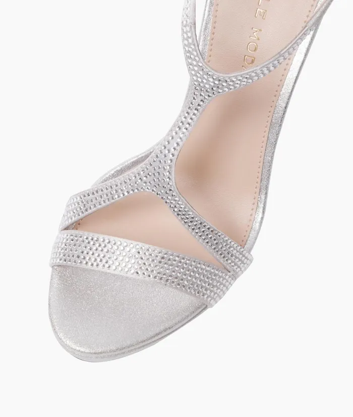 Pelle Moda Onora Platform 8211 Silver Silver SatinMetallic Suede Women High Heels Pelle Moda Onora Platform 8211 Silver Silver SatinMetallic Suede Women High Heels