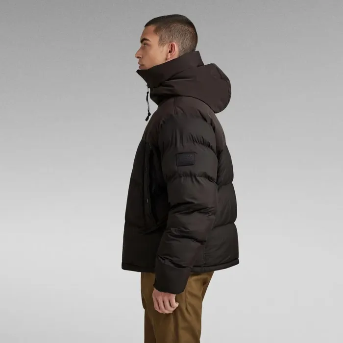 Puffer Jackets Men GStar RAW Expedition Puffer Dark Black