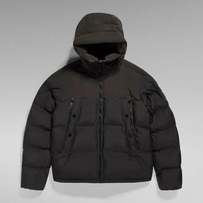 Puffer Jackets Men GStar RAW Expedition Puffer Dark Black