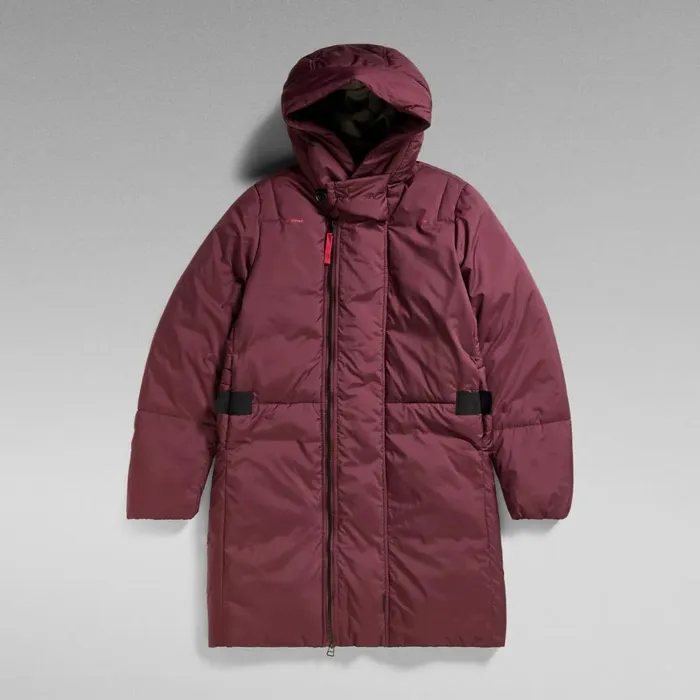 Puffer Jackets Men GStar RAW G Whistler Padded Parka Vineyard Wine