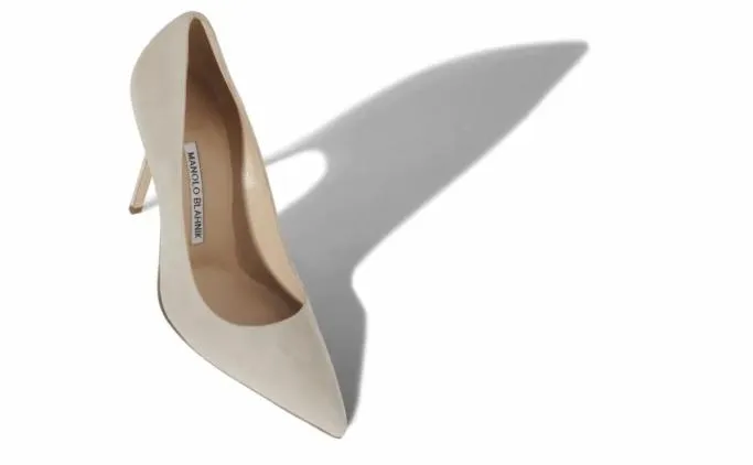 Pumps Women Manolo Blahnik BBStone Suede Pointed Toe Pumps