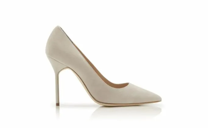 Pumps Women Manolo Blahnik BBStone Suede Pointed Toe Pumps Pumps Women Manolo Blahnik BBStone Suede Pointed Toe Pumps