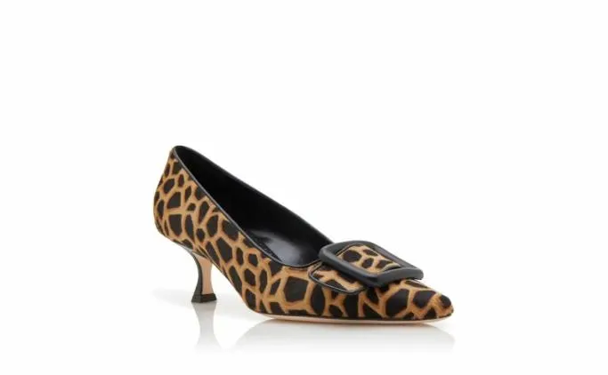 Pumps Women Manolo Blahnik MAYSALEPUMP 50Brown And Black Calf Hair Animal Print Pumps Pumps Women Manolo Blahnik MAYSALEPUMP 50Brown And Black Calf Hair Animal Print Pumps