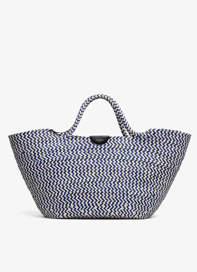 QOFFA BASKET IN PALM LEAVES Women Alaa Tote Bags
