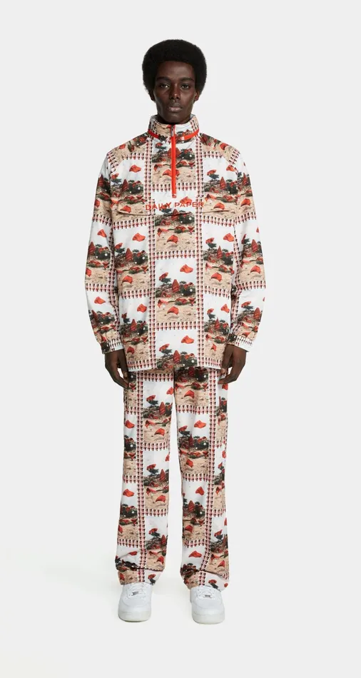Red Grey Ramses Jacket Women Daily Paper Jackets