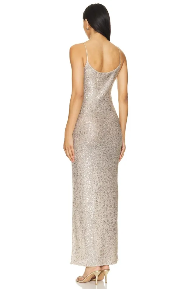 Rossa Maxi Dress Champagne Women Lovers and Friends Dresses
