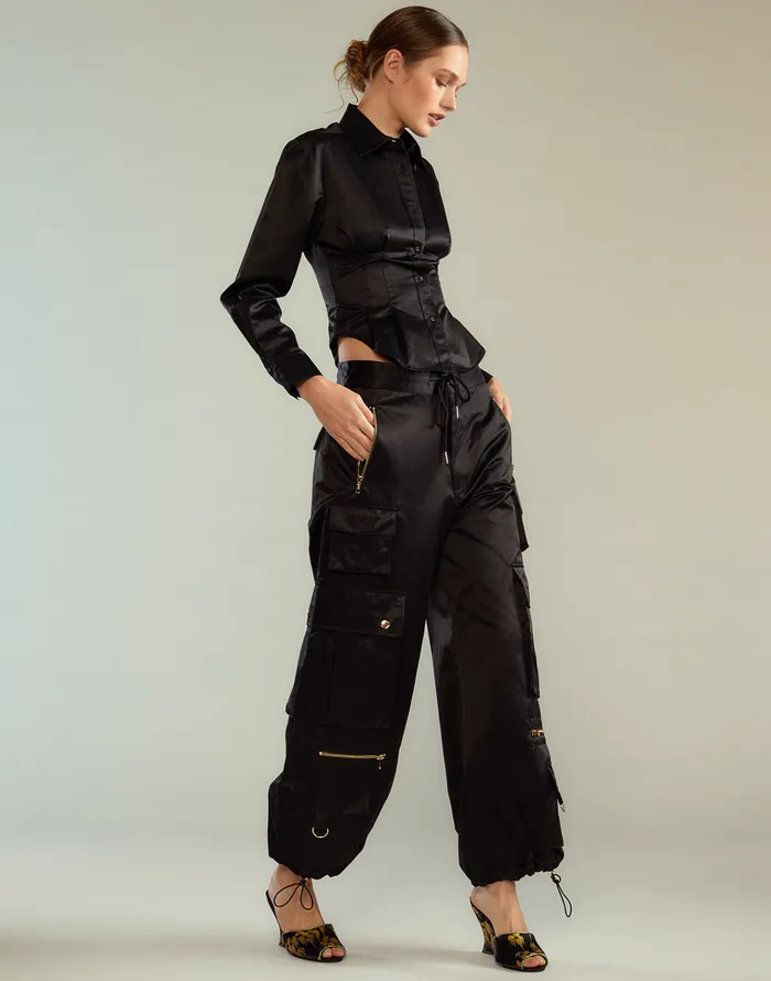 S Cargo Pants 8211 Black Women Cynthia Rowley Bottoms