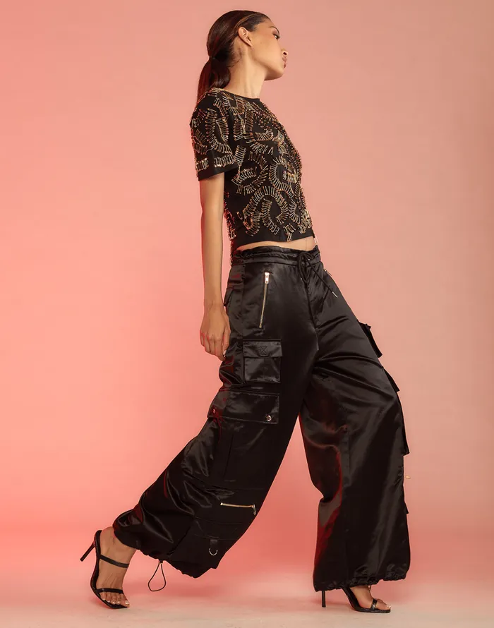 S Cargo Pants 8211 Black Women Cynthia Rowley Bottoms