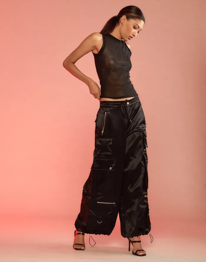 S Cargo Pants 8211 Black Women Cynthia Rowley Bottoms