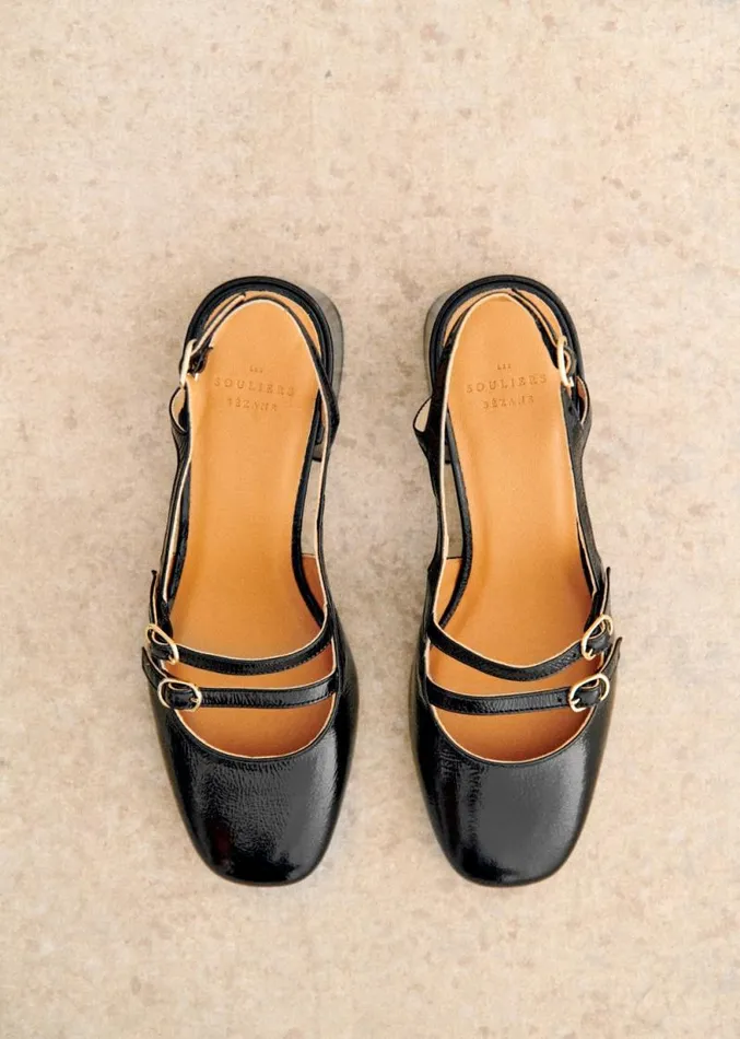 Szane Babies Ballerinas and Pumps Womens Paula Babies Patent Black