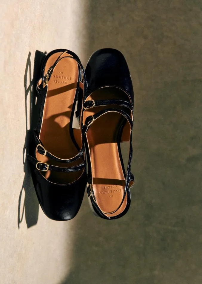 Szane Babies Ballerinas and Pumps Womens Paula Babies Patent Black