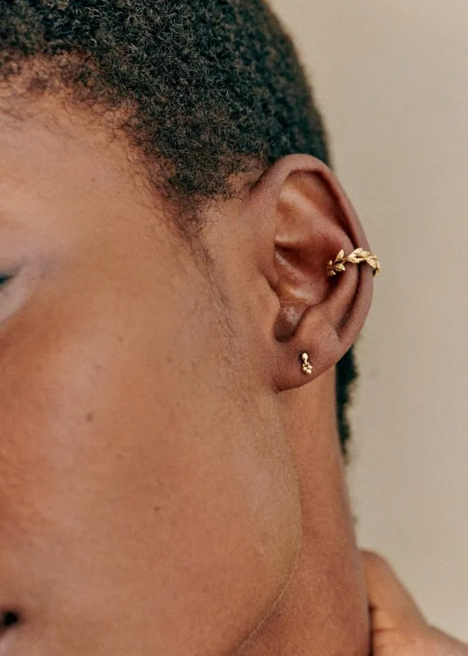 Szane Earrings Womens Andy Earrings Golden Pearl