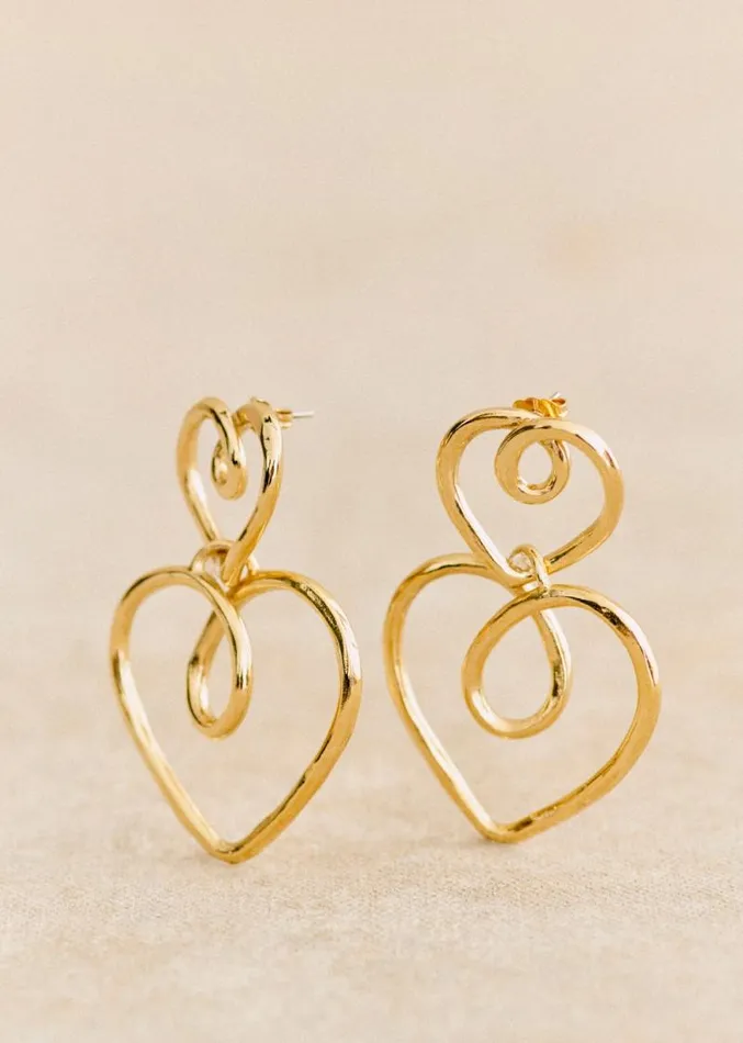 Szane Earrings Womens Cur Earrings Gold