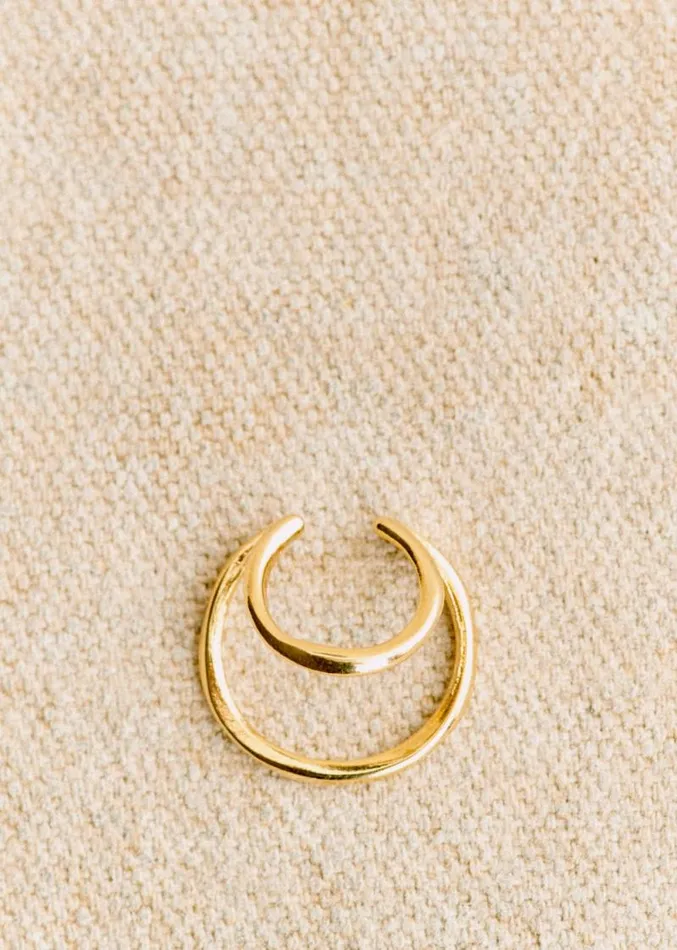 Szane Earrings Womens Chiara Ear Cuff Gold
