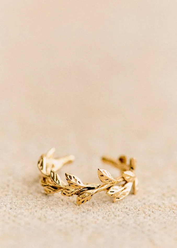 Szane Earrings Womens Manon Ear Cuff Gold