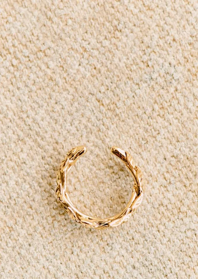 Szane Earrings Womens Manon Ear Cuff Gold