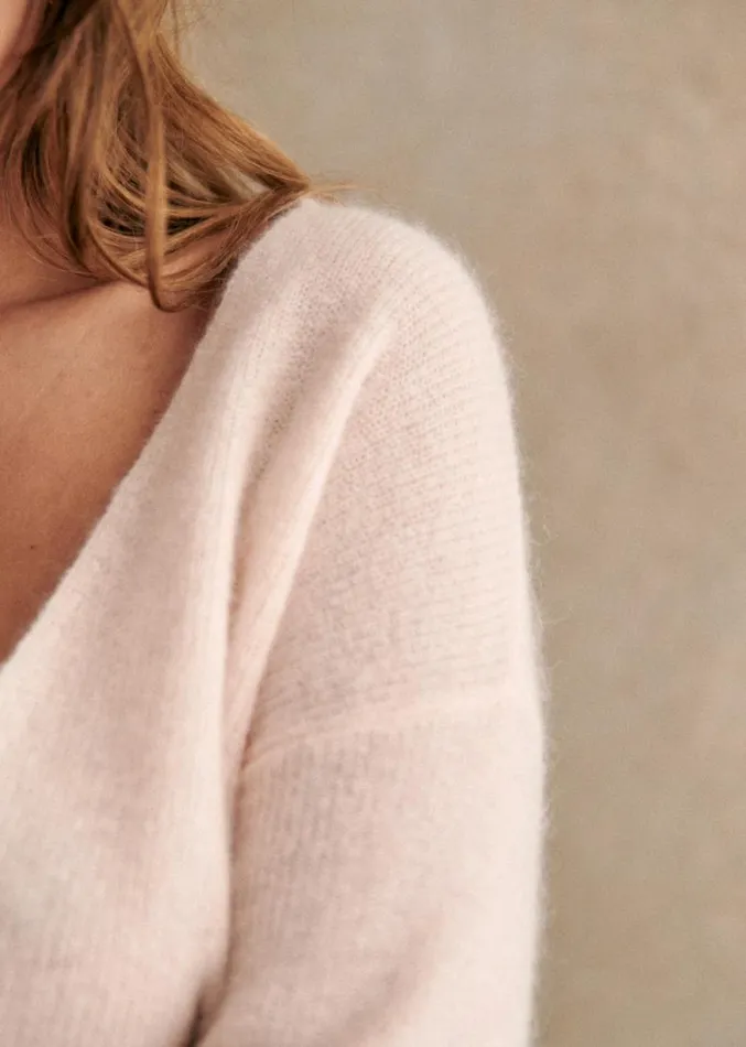 Szane Knitwear Womens Barry Cardigan Rosy Beige